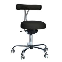 Ergonomická stolička do ambulancie, čierna