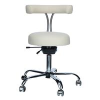 Ergonomická stolička do ambulancie, čierna