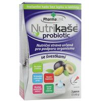 PharmaLINE Nutrikaša probiotic so slivkami, 3x 60 g