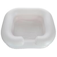 Gumené umývadlo na vlasy s prenosnou sprchou