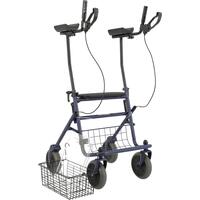 Pojazdné chodítko s predĺženými lakťovými opierkami