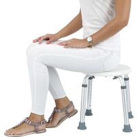 Stolček do sprchy výškovo nastaviteľný