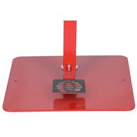 Stojan červený na dezinfekciu rúk, bez dezinfekcie, 110 cm