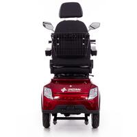 Elektrický trojkolesový skúter CHAMPION pre seniorov a imobilných – výkonný 1000 W motor, červený