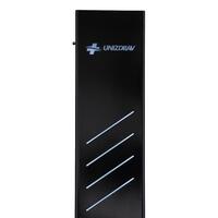 Germicídny žiarič UNIZDRAV uzavretý mobilný – čierne vyhotovenie