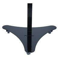 Germicídny žiarič UNIZDRAV s displejom uzavretý mobilný – čierne vyhotovenie