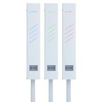 Germicídny žiarič UNIZDRAV s displejom uzavretý mobilný – biele vyhotovenie