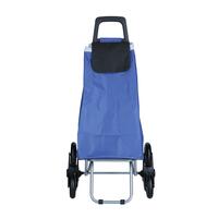 Nákupná taška na kolieskach, modrá