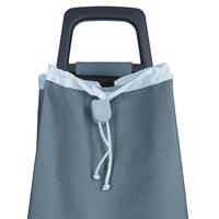 Nákupná taška na kolieskach, modrá