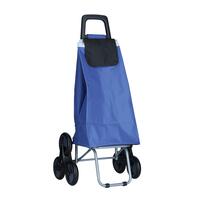 Nákupná taška na kolieskach, modrá