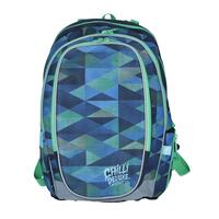 Školská taška MIRA modrozelená