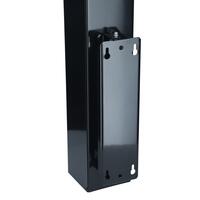 Germicídny žiarič UNIZDRAV s displejom uzavretý nástenný – čierne vyhotovenie