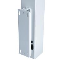 Germicídny žiarič UNIZDRAV s displejom uzavretý nástenný – biele vyhotovenie