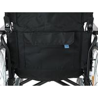 Invalidný vozík odľahčený s brzdami pre doprovod