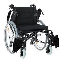 Invalidný vozík odľahčený s brzdami pre doprovod