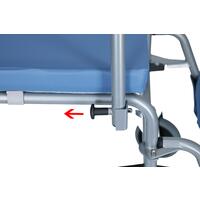 Toaletné kreslo pojazdné  Komoda 45