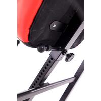 Inverzný stôl s funkciou vibračnej masáže a výhrevu - BEZ PÔVODNEHO OBALU, MIERNE ŠKRABANCE NA KONŠTRUKCII, POŠKODENÝ POŤAH. V ZLOŽENOM STAVE