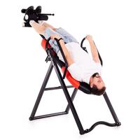 Inverzný stôl s funkciou vibračnej masáže a výhrevu - BEZ PÔVODNEHO OBALU, MIERNE ŠKRABANCE NA KONŠTRUKCII, POŠKODENÝ POŤAH. V ZLOŽENOM STAVE