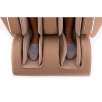 Masážne elektrické kreslo RelaxPro 3D MASSAGER, bielo-hnedé