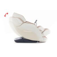 Masážne elektrické kreslo RelaxPro 3D MASSAGER, bielo-hnedé