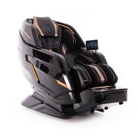 Masážne elektrické kreslo LUX 4D MASSAGER, čiernozlaté