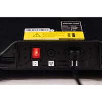 Masážne elektrické kreslo LUX 4D MASSAGER, čiernozlaté