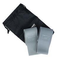 Odporové posilňovacie gumy sivé, sada 5 ks