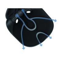 Ergonomická opierka na správne držanie tela Curble Chair Wider, sivá