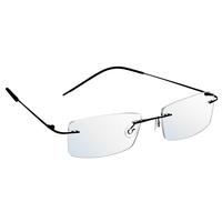 Okuliare proti modrému svetlu UNIZDRAV bezrámové + puzdro, vrecúško a testovacia sada