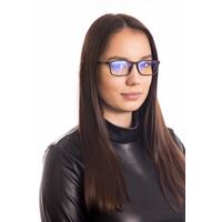 Okuliare proti modrému svetlu UNIZDRAV ružovo-čierne + puzdro, vrecúško a testovacia sada