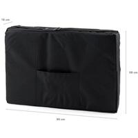 Drevené masážne lehátko, fialové