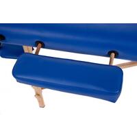 Drevené masážne lehátko, fialové