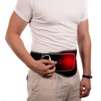Vyhrievací USB pás na kríže a podbruško 2v1 s powerbankou – grafénová technológia