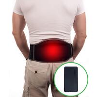 Vyhrievací USB pás na kríže a podbruško 2v1 s powerbankou – grafénová technológia