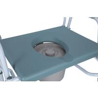 Toaletné kreslo nepojazdné s vyššou nosnosťou do 290kg