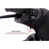 Elektrický trojkolesový skúter CHAMPION pre seniorov a imobilných – výkonný 1000 W motor, čierny