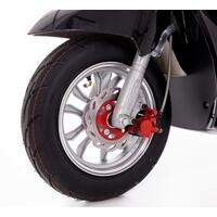 Elektrický trojkolesový skúter CHAMPION pre seniorov a imobilných – výkonný 1000 W motor, čierny