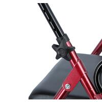 Odľahčené pojazdné chodítko UNIZDRAV, strieborné