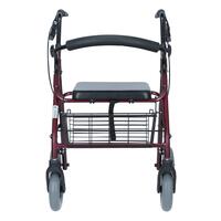 Odľahčené pojazdné chodítko UNIZDRAV, strieborné