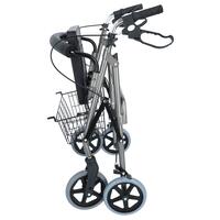 Štvorkolesové chodítko odľahčené, bordové