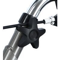 Štvorkolesové chodítko odľahčené, bordové