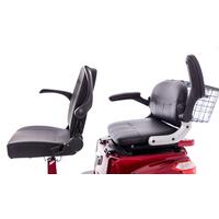 Elektrický dvojmiestny skúter CHAMPION DUO pre seniorov a imobilných – výkonný 1000 W motor