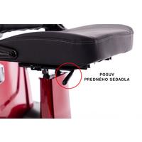 Elektrický dvojmiestny skúter CHAMPION DUO pre seniorov a imobilných – výkonný 1000 W motor