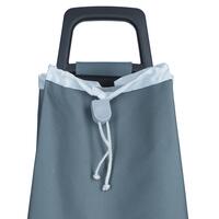 Nákupná taška na kolieskach, sivá