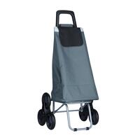 Nákupná taška na kolieskach, sivá