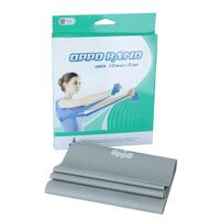 Posilňovacia guma OPPO BAND strieborná s extra silným odporom, 1,5 m