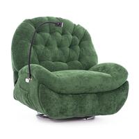 Štýlové relaxačné polohovacie kreslo TRENDY, zelené