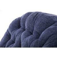 Štýlové relaxačné polohovacie kreslo TRENDY - modré