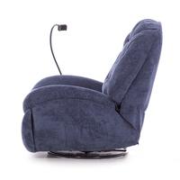 Štýlové relaxačné polohovacie kreslo TRENDY - modré