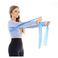 Posilňovacia guma na cvičenie modrá 2 m (5,4kg - 7,7kg)